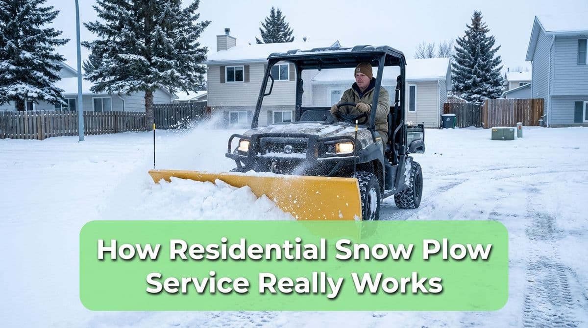 How Residential Snow Plow Service Really Works image